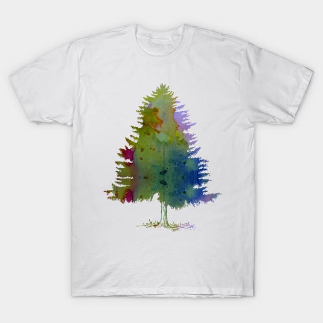 Fir Tree T-Shirt by BittenByErmines